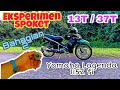 Eksperimen spoket Bahagian 2 (13T/37T) Yamaha Lagenda 115Z fi