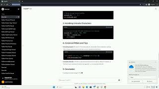 python create unicode string