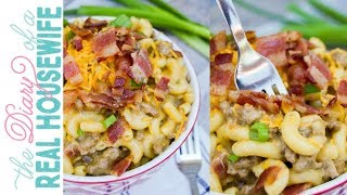 Cheeseburger Mac and Cheese | The Diary of a Real Housewife