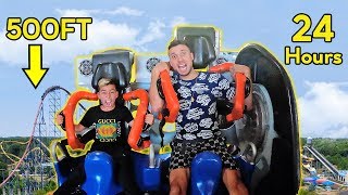 LAST To LEAVE ROLLER COASTER Wins PRIZE! *CHALLENGE* | The Royalty Family