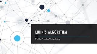 Creating Luhn Algorithm In Java From Scratch