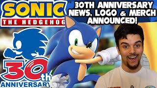 Sonic The Hedgehog 30th Anniversary News, Logo & Merch Announced!