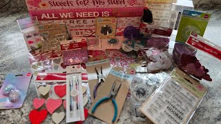 #49 Dollar Tree Haul Organization and Storage Ideas and Valentine Crafting Supplies