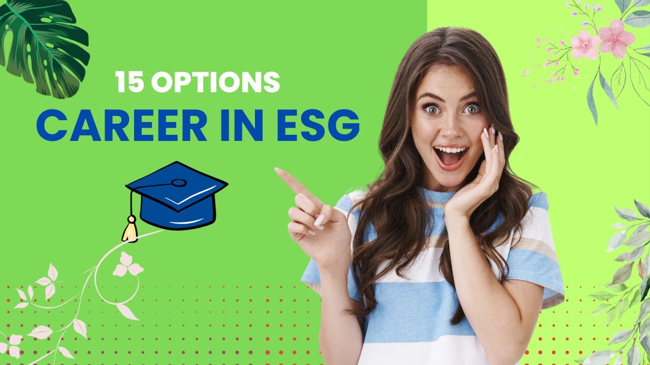 Career In Esg 15 Options Available Esg Esgcareer Esgjobs