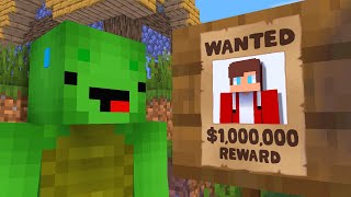 MAIZEN : JJ Is WANTED - Minecraft Parody Animation JJ & Mikey