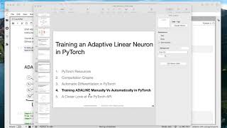 L6.4 Training ADALINE with PyTorch -- Code Example