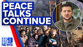 Zelenskyy says Russian demands ‘more realistic’ as attacks ramp up in Mariupol | 9 News Australia