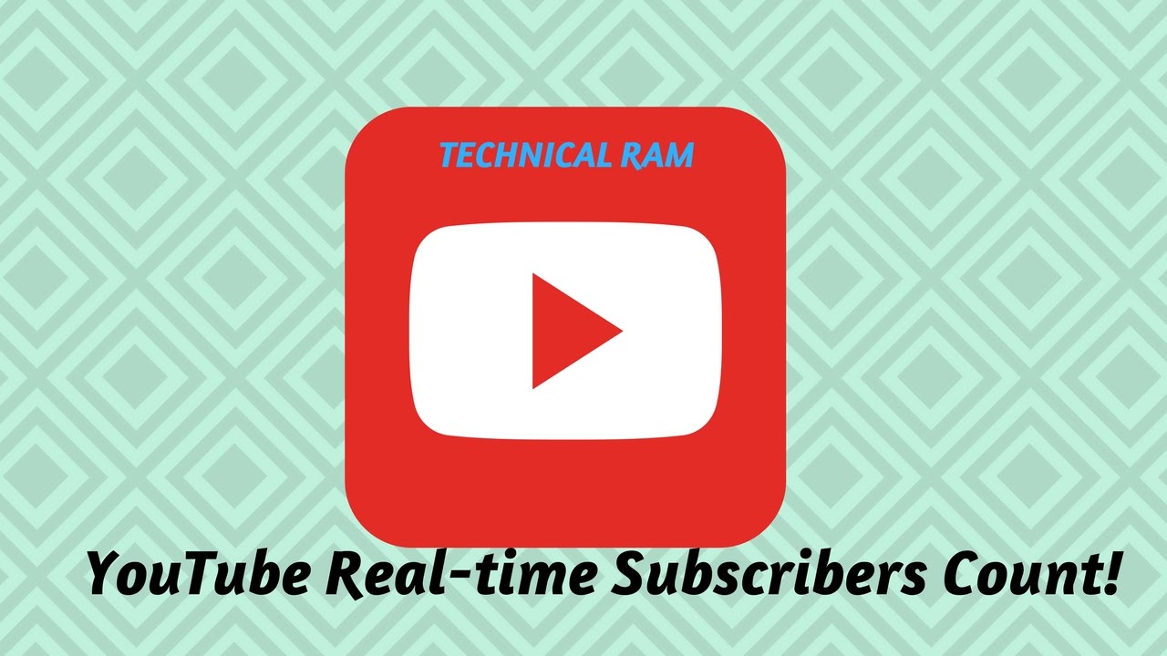 How To See Real Time YouTube Subscribers Count - YouTube