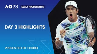 Day 3 Highlights | Presented by Chubb | Australian Open 2023