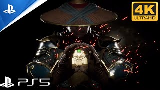 Raiden Cinematic Intros & Victories - Mortal Kombat 11 Ultimate [PS5 4K ULTRAHD]