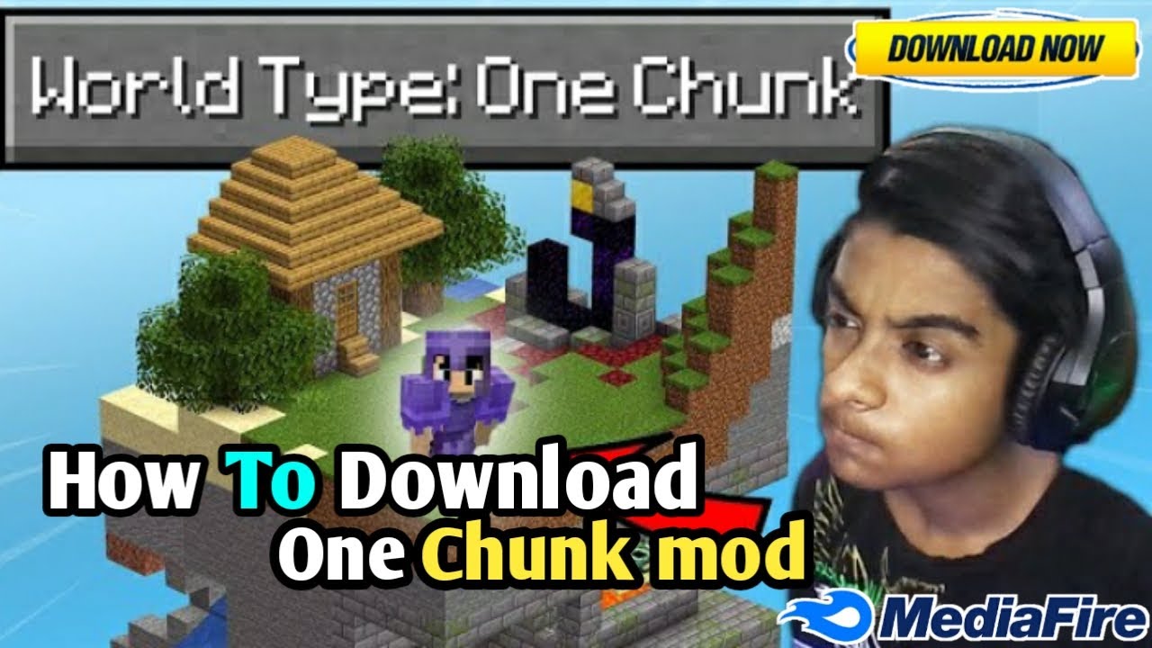 How To Download One Chunk Mod In Minecraft || Albedo Op || - YouTube