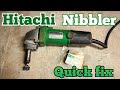 Repairing a Hitachi CN16SA Nibbler with the punch jammed in the piston. How to fix it.