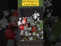 100 Pillagers vs 3 Iron Golem#minecraft #shorts