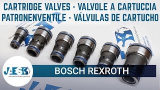 BOSCH REXROTH - Cartridge valves - Valvole a caruccia - Patronenventile - Válvulas de cartucho