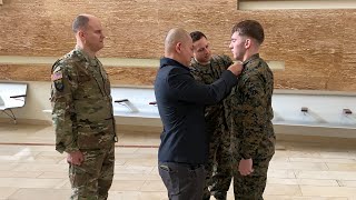 Meritorious SSgt Promotion USMC and Speech (5 Year TIS SSgt) #marine