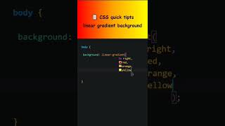 css tips css linear gradient color background#css #shorts #tutorial #fyp #designer