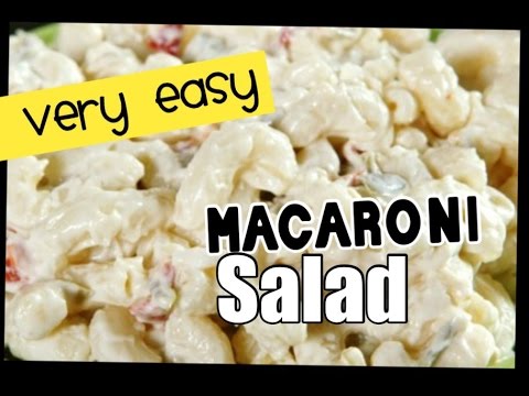 Easiest MACARONI SALAD | Simple Summer recipe Easiest MACARONI SALAD | Simple Summer recipe
