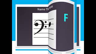 Flash Cards for learning Bass Clef C-Position notes #readingmusic #bassclef #pianolessons