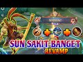 CARA MAIN SUN MANIAC || SUN BUILD TERSAKIT LANGSUNG COMBACK 99% || SUN MLBB 2024