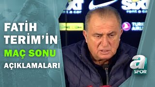 Galatasaray Teknik Direktörü Fatih Terim Basın Toplantısı Düzenledi! Galatasaray 3 - 0 Hatayspor