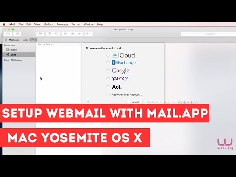 Custom Email with Domain or Webmail in Mac Yosemite Mail Setup