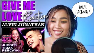 ALVIN JONATHAN - GIVE ME LOVE | X FACTOR INDONESIA 2021 REACTION