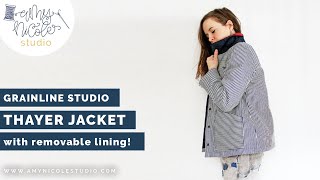 Grainline Studio Thayer Jacket with Removable Lining