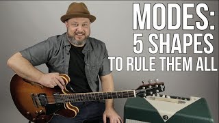 5 Shapes of Major Scale and Modes