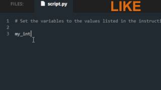 Codecademy Python 2013- Variables and Data Types