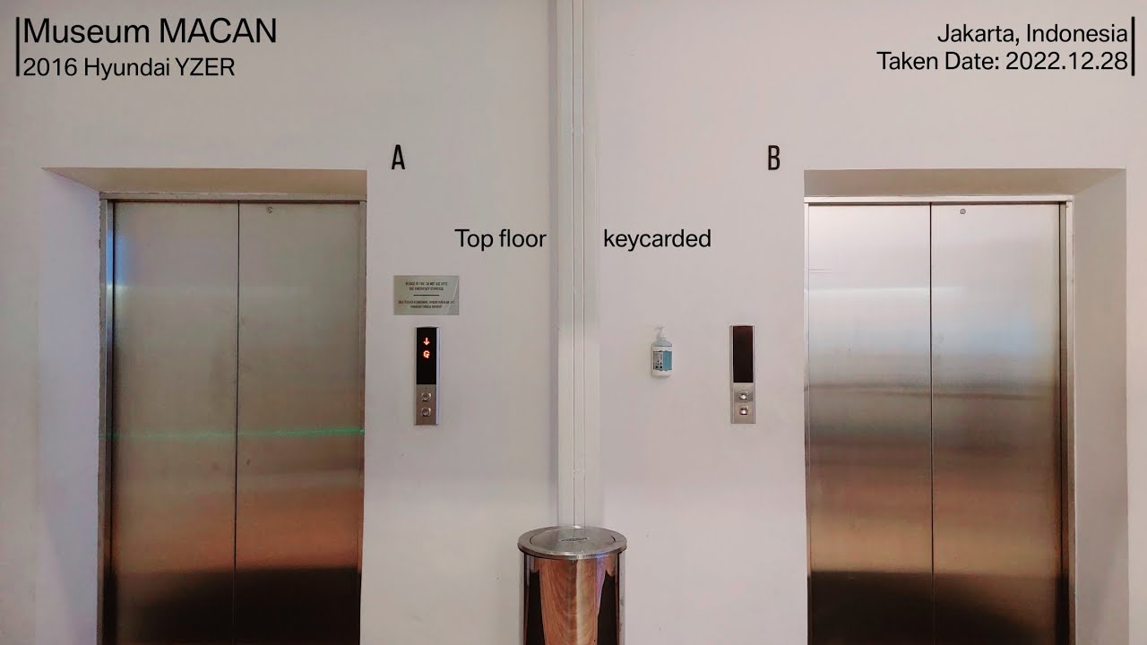 Hyundai Yzer Mrl Traction Elevator At Museum Macan Akr Tower Jakarta