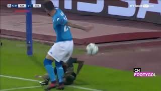 Napoli vs Man City 2-4 ; Champion League 01/11/2017 .