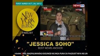 SONA: Jessica Soho, finalist sa best news anchor ng New York Festivals Television & Film Awards