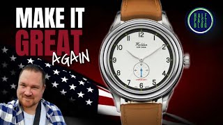 How "NEW" microbrand Waldan Watches is making GREAT AMERICAN watches in the USA with American parts