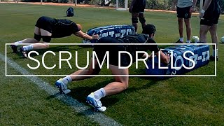 RUGBY SCRUMMAGING SESSION DRILLS AND TIPS