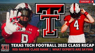 Texas Tech Football Recruiting: Where Did The Red Raiders 2023 Class Rank? | ESP