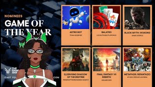 IT WAS A GOOD YEAR FOR GAMES SO LET US VOTE FOR THE GAME AWARDS FOR FUN!