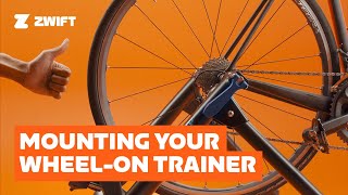 How to Mount a Bike on a Wheel-On Trainer - Zwift