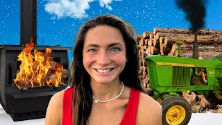 Can This Abandoned Log Splitter Heat My Farm Shop For CHEAP