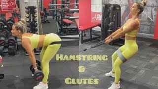 Glutes & Hamstrings Best Workout | weight loss exercises | Girl Fitness Motivation 2021 😍 Amylee