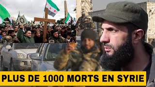 SYRIE : PLUS DE 1000 M0RTS