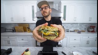 making 3 burgers i've never tried before