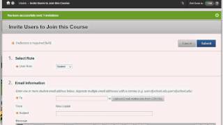 CourseSites Tutorials: Invite and Manage Student Invitations