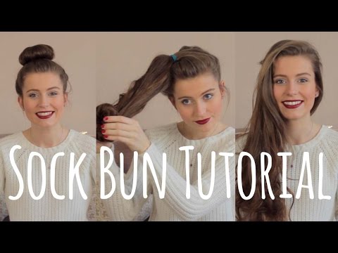 Curl your hair without heat! Sock Bun Tutorial | Ellesse Curl your hair without heat! Sock Bun Tutorial | Ellesse