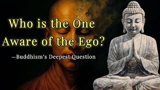 Who is the One Aware of the Ego? – Buddhism’s Deepest Question