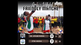 ETSK MUSHA VS G.S. Apagie MUSHA  Friendly Matches Girls volleyball