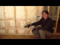 Installing insulation in irregular cavities