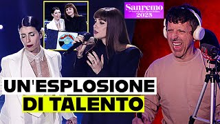 INCREÍBLE MOMENTO EN SANREMO con el cover de GIORGIA y ANNALISA Skyfall | CANTAUTOR REACCIÓN