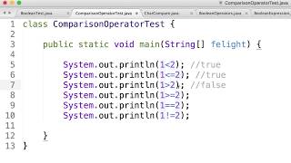 [Java Basics] Comparison Operators or Relational Operators in Java