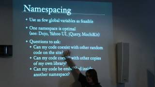 Best Practices in Javascript Library Design