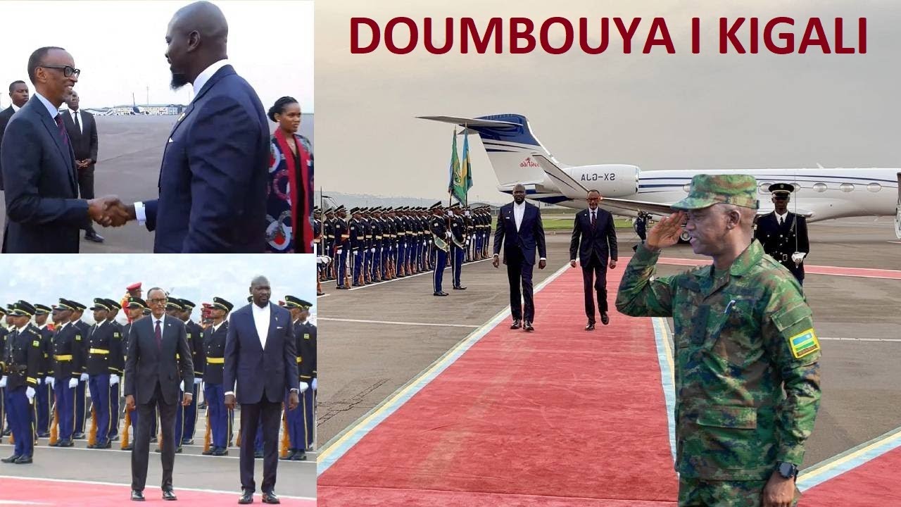 VIDEO🛑REBA UKO H.E P.KAGAME YAKIRIYE GEN.DOUMBOUYA I KIGALI NONAHA ...